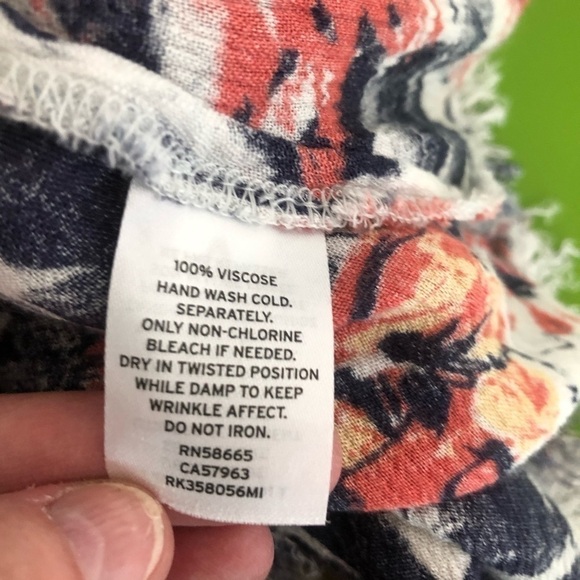 MELROSE and Market Boho Sharkbite Strappy Tunic - Picture 11 of 11